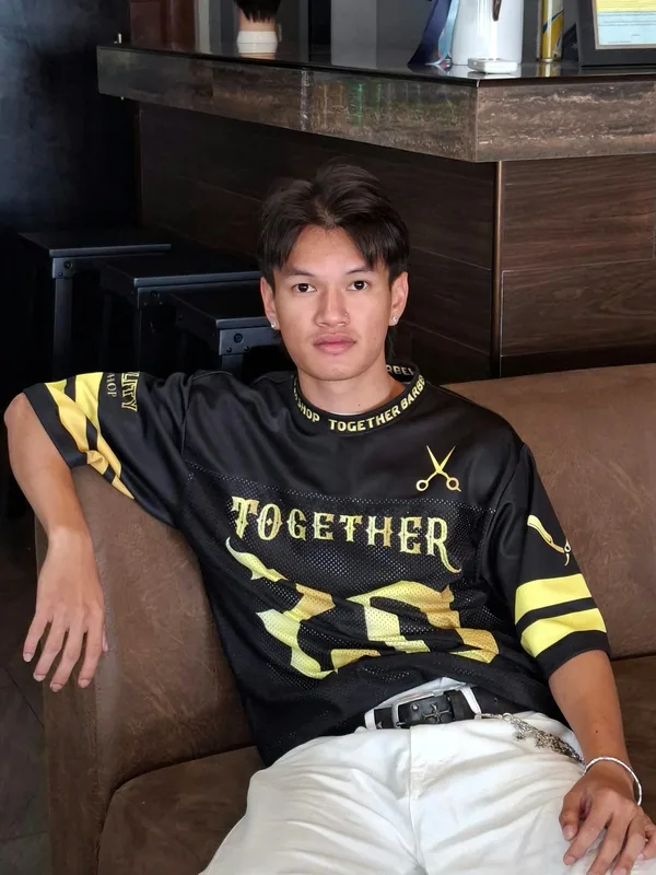 Toa, barber at Together Barbershop Pattaya